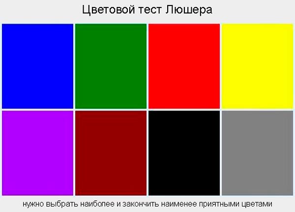 Цветовой тест Люшера
