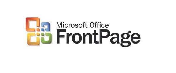 FrontPage - визуальный софт для создания сайтов от Microsof