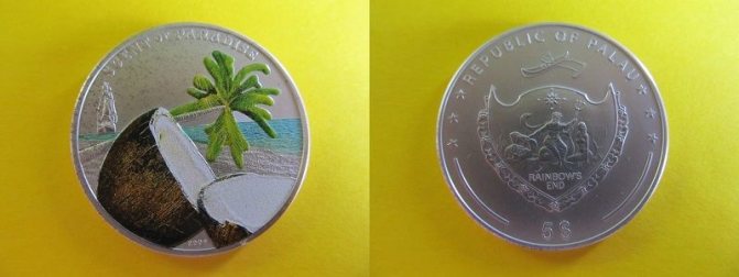 Монета «Райский аромат», Палау