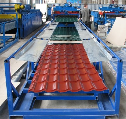 Производство металлочерепицы: основы технологии и применяемые материалы