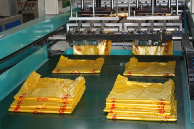 Производство полиэтиленовых пакетов