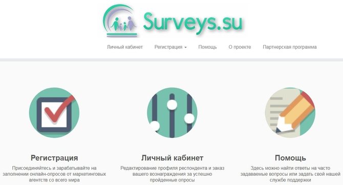 Сайт для заработка на опросах Surveys